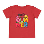Hello Summer fruity typography Toddler Tee.