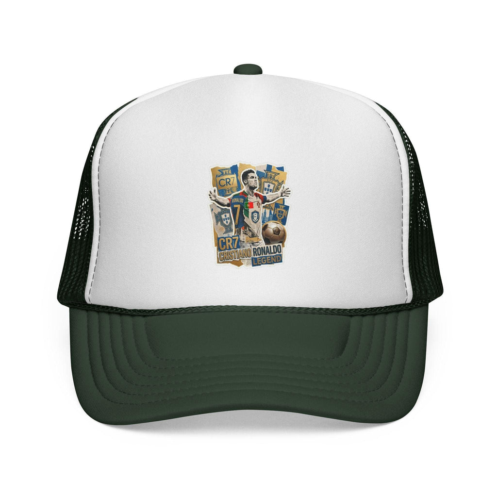 CR7 Fan Inspited Cap — Vintage Soccer Fan Mesh Hat.