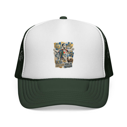 CR7 Fan Inspited Cap — Vintage Soccer Fan Mesh Hat.