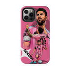 Soccer Star Tough Phone Case pink —  Argentina legend.