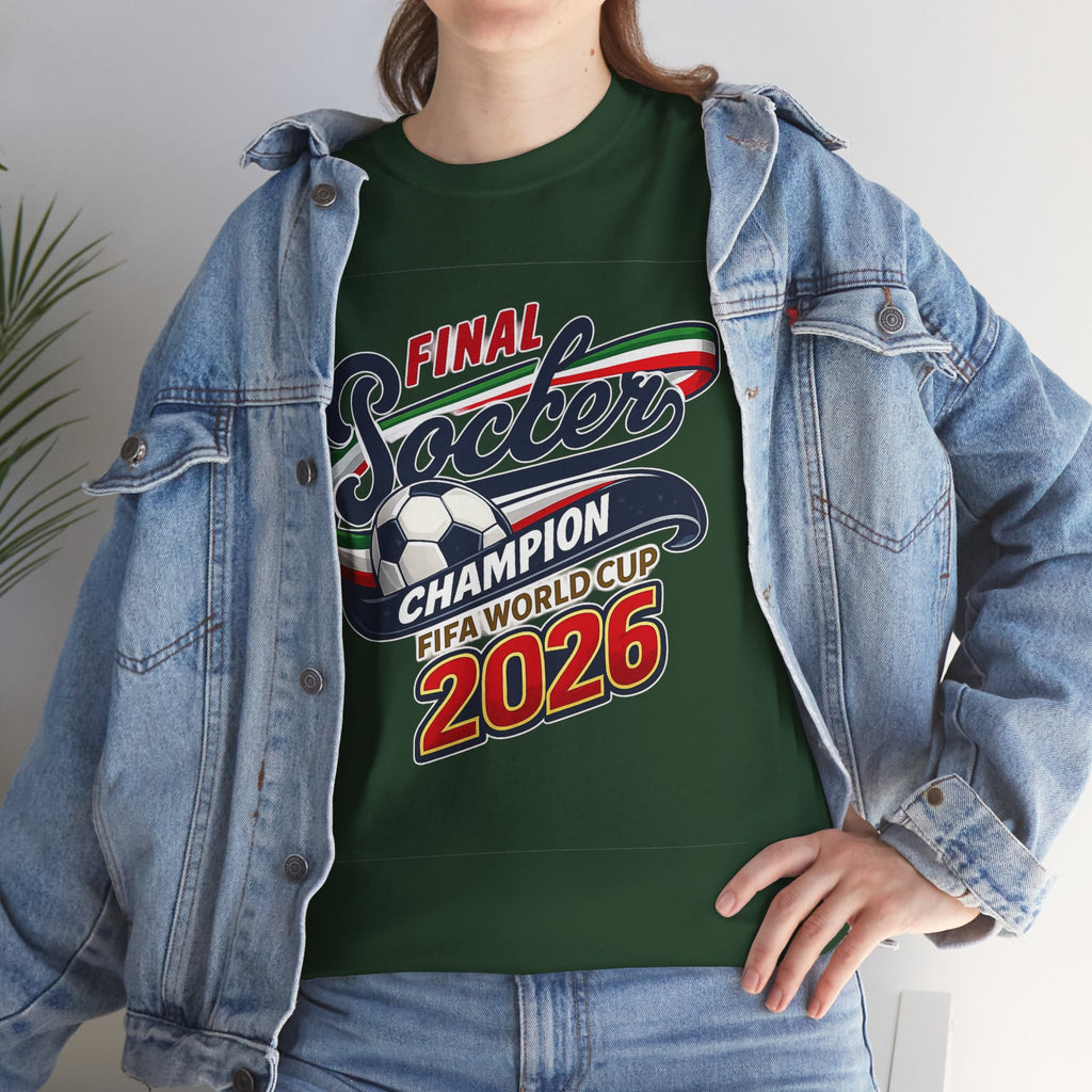 2026 Soccer  Champion Tee - Final Soccer Graphic Shirt
