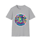 T-Shirt — King of Pop Forever Retro Neon Graphic Tee.