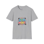 Gym Mode T-Shirt — Cute Barbell Fitness Tee for Gym Lovers