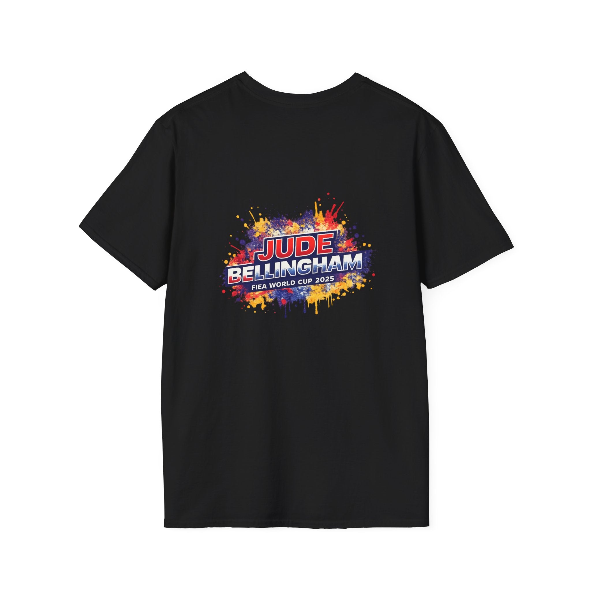 Portrait T-Shirt — Color Splash Football Player Graphic ("England legend")