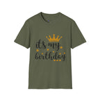 Birthday Tee — “It's My Birthday” Crown Graphic T-Shirt
