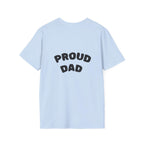Graduation Day T-Shirt — "Proud DAD" Back Graphic.