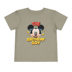 Toddler Tee — "The Birthday Boy" Cartoon Mouse Party Shirt