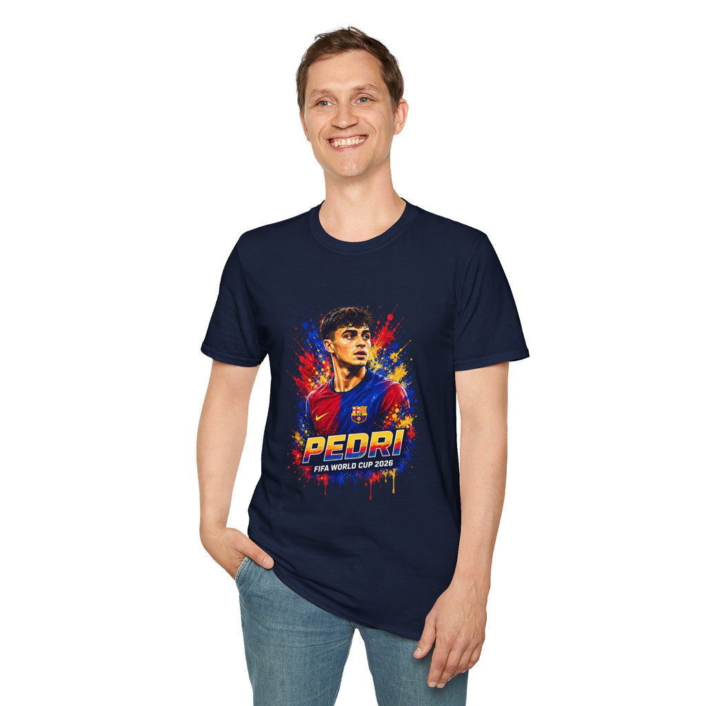 T-Shirt — 'Spain legend' Color Splash Soccer Portrait Tee