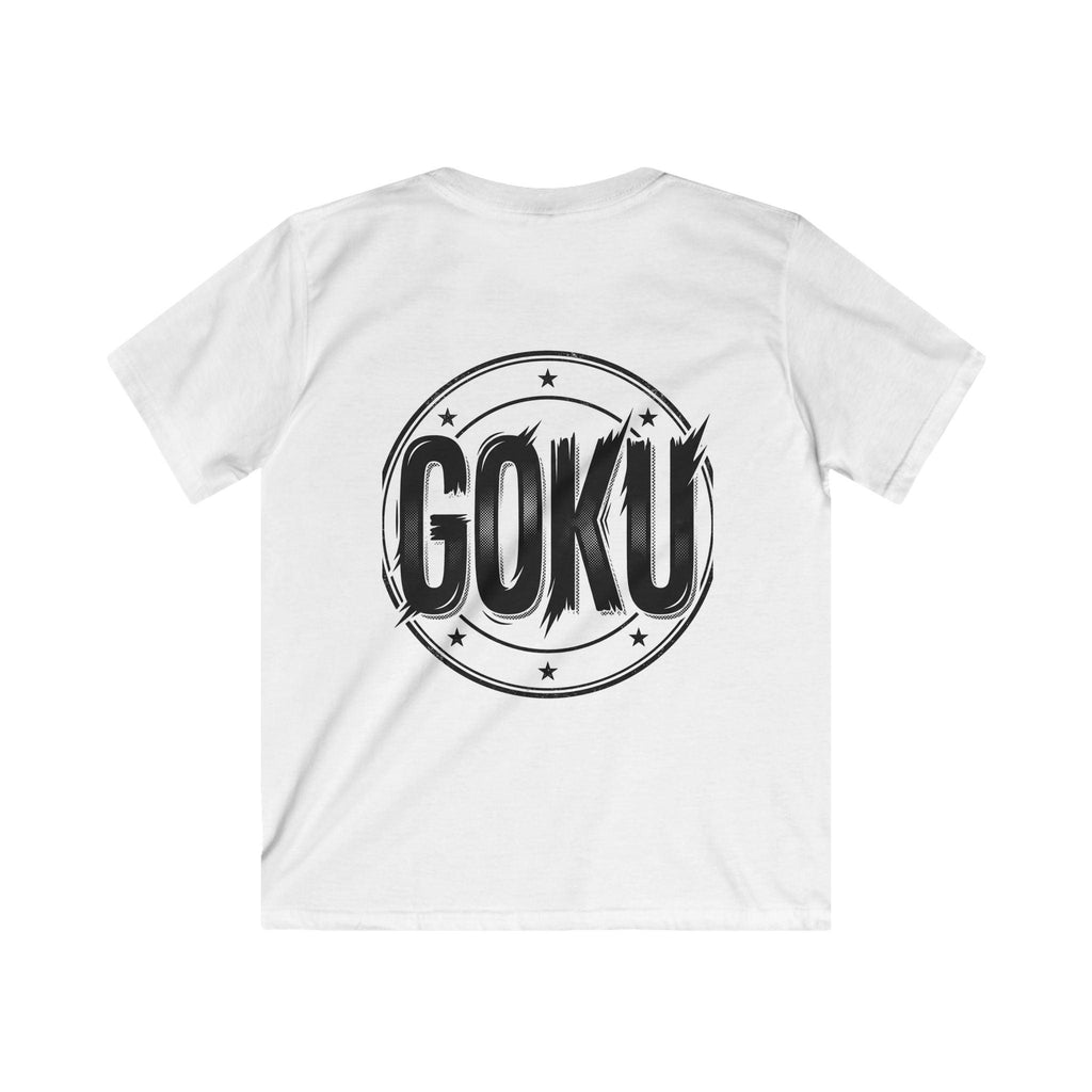 Goku Kids Tee — Fiery Anime Dragon Warrior Graphic T-Shirt.