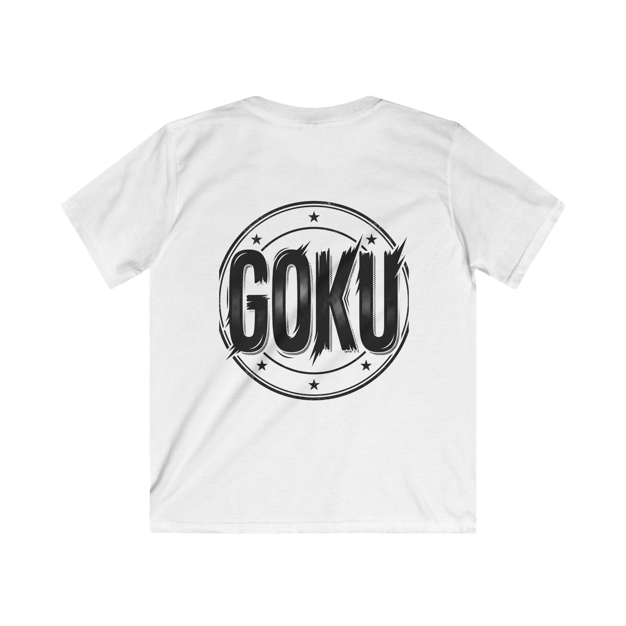 Goku Kids Tee — Fiery Anime Dragon Warrior Graphic T-Shirt.