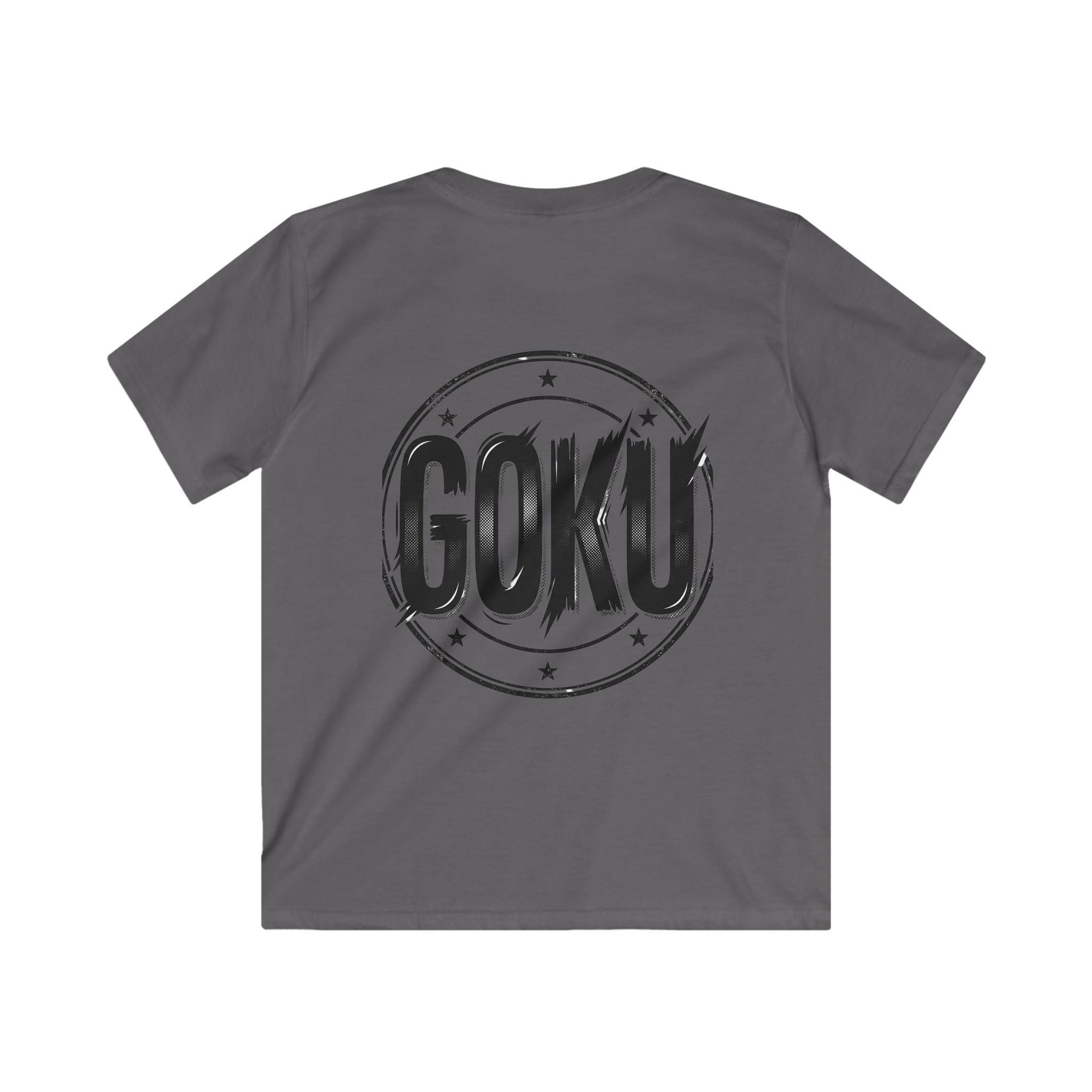 Goku Kids Tee — Fiery Anime Dragon Warrior Graphic T-Shirt.