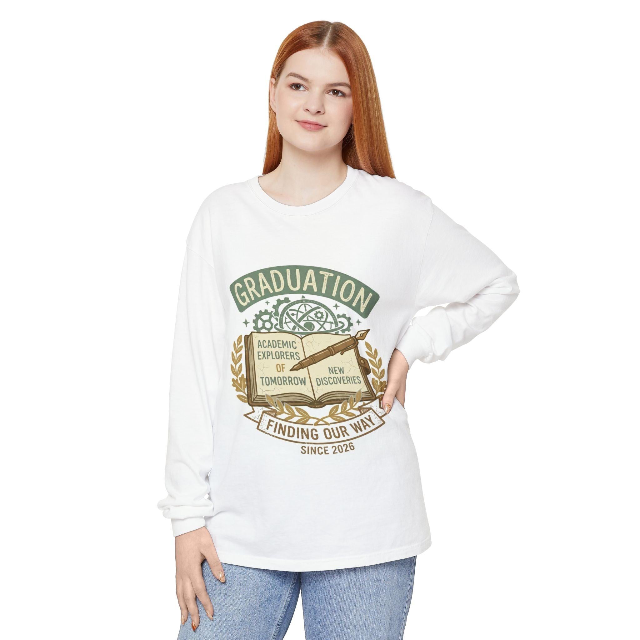 Graduation Long Sleeve T-Shirt – “Finding Our Way” Class of 2026 Support Crew.