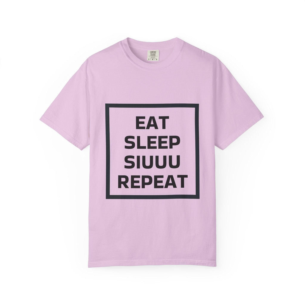 Unisex CR7 Fans Siuuu T-Shirt — Eat Sleep Siuuu Repeat Graphic Tee.