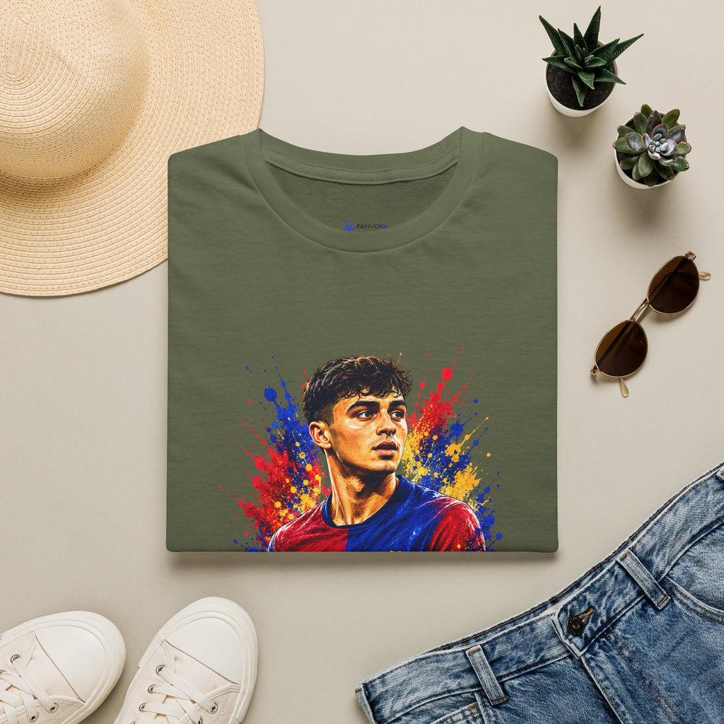 T-Shirt — 'Spain legend' Color Splash Soccer Portrait Tee