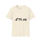 T-Shirt — "Game Over" Dino Pixel Tee (Retro Dinosaur Side-Scroller Design)