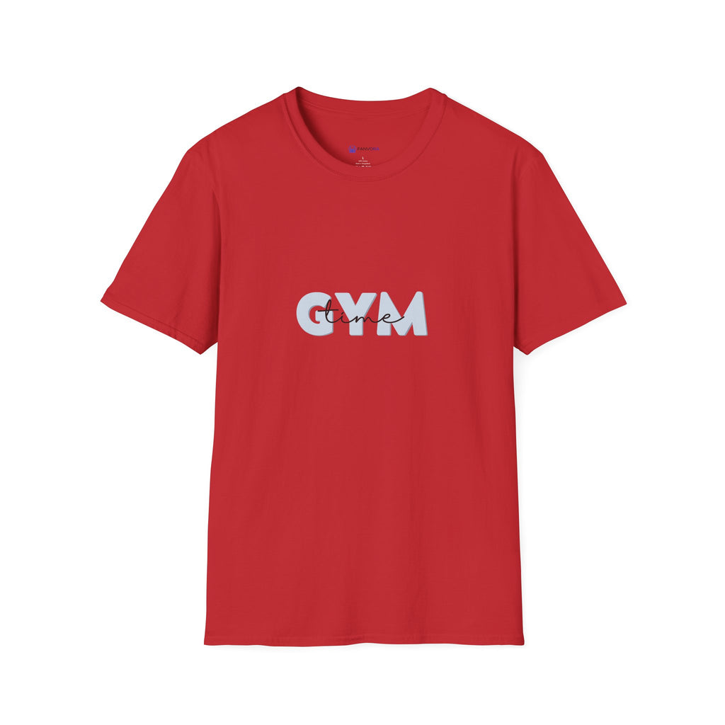 Gym Time T-Shirt — Minimalist Fitness Tee for Workout & Casual Wear