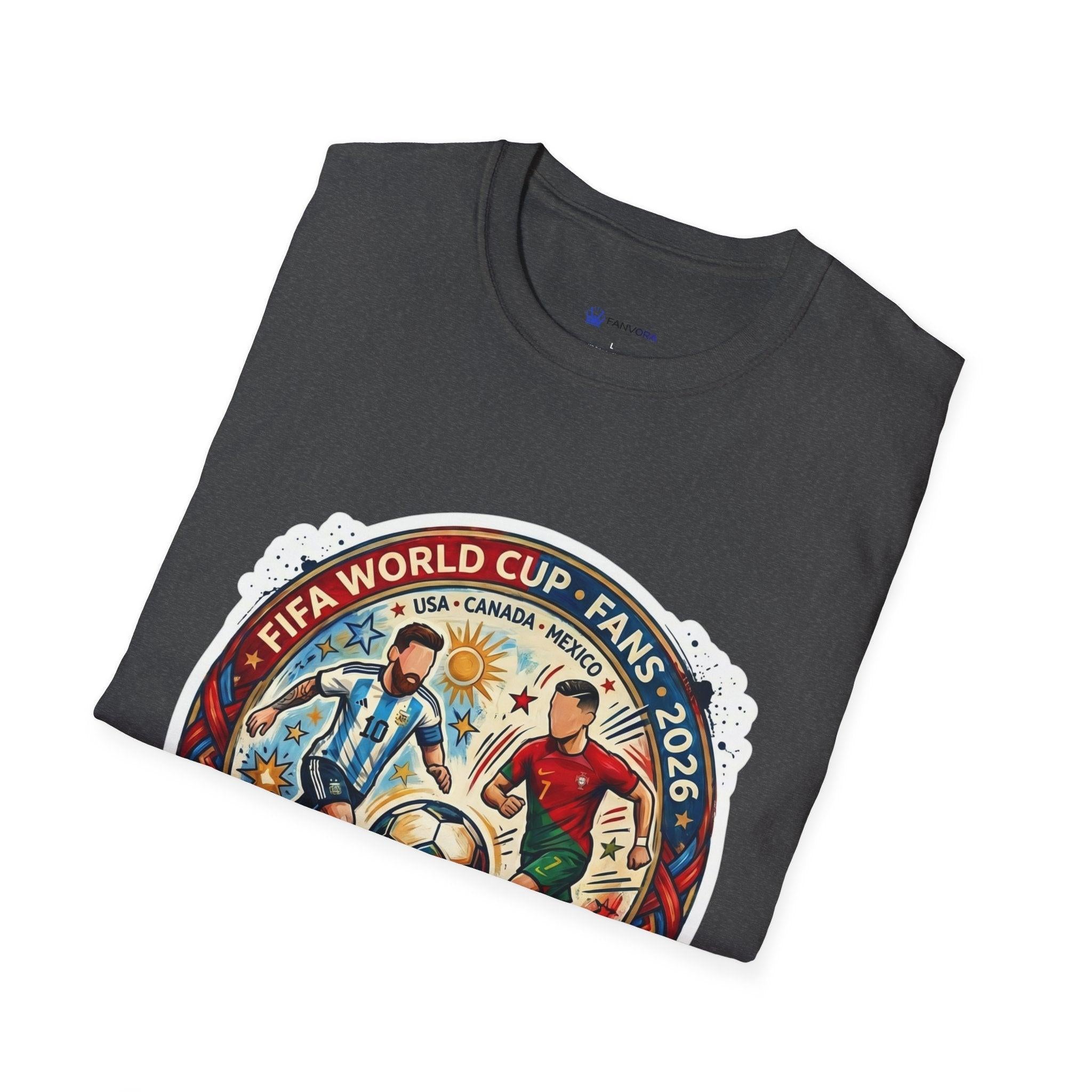 Unisex - Legends Unite Fans’ Choice World Cup T-Shirt — “Survival Pack: Chips & Hope”.