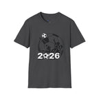 Soccer 2026 T-Shirt — Futbol Player Kick Graphic Tee
