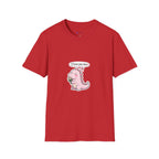 Cute Pink Dino T‑Shirt — "I love you too" Valentine Tee