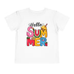 Hello Summer fruity typography Toddler Tee.