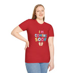 Maternity T-Shirt "I'm Coming Soon" Baby Announcement Tee