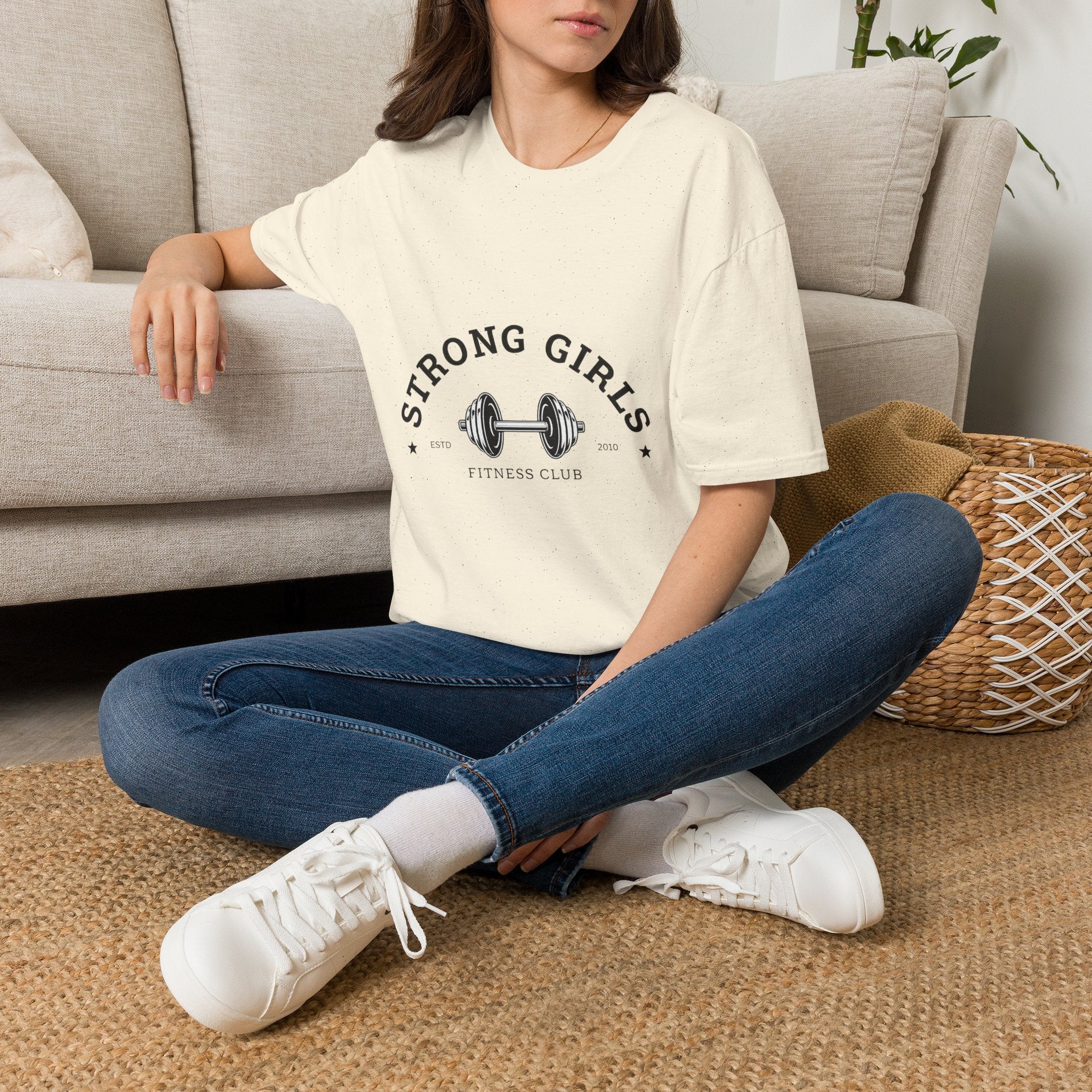 Strong Girls T-Shirt — Fitness Club Barbell Tee