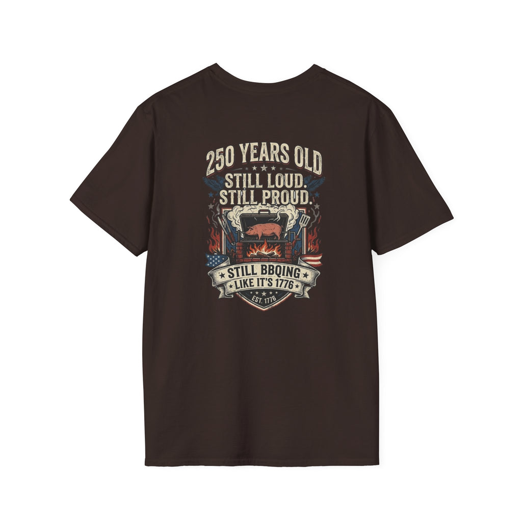 250th Anniversary - 4th of July Patriot Graphic T-Shirt — Patriotic '250' Celebration Design