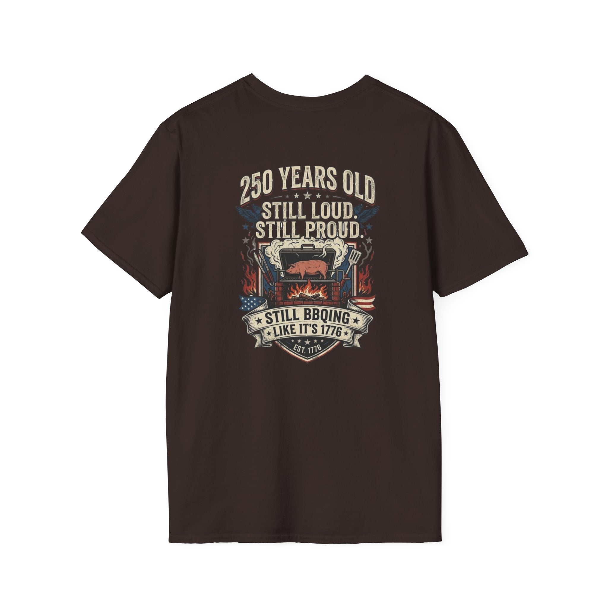 250th Anniversary - 4th of July Patriot Graphic T-Shirt — Patriotic '250' Celebration Design
