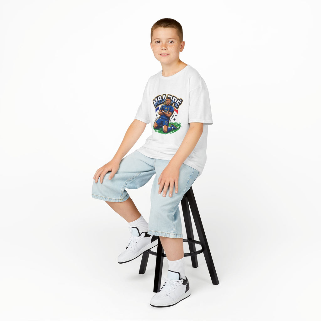 Kinder Fußball WM T-Shirt — „World Cup 2026 Energie“ Mbappé Fan Must-Wear