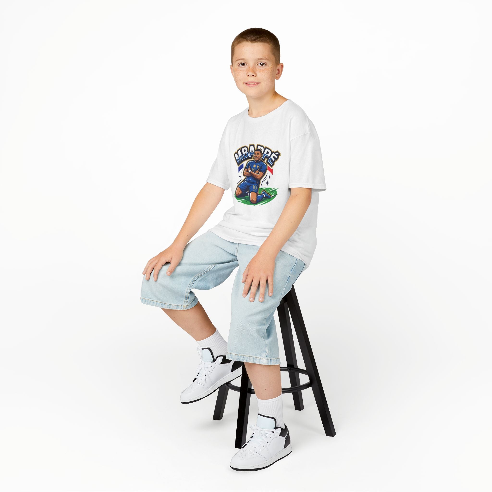 Kinder Fußball WM T-Shirt — „World Cup 2026 Energie“ Mbappé Fan Must-Wear