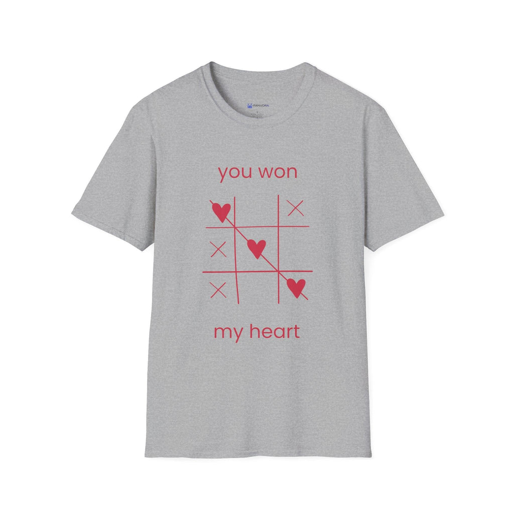 Cute heart game design t-shirt