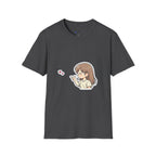 Kawaii Girl Blowing Hearts T-Shirt — Cute Anime Graphic Tee