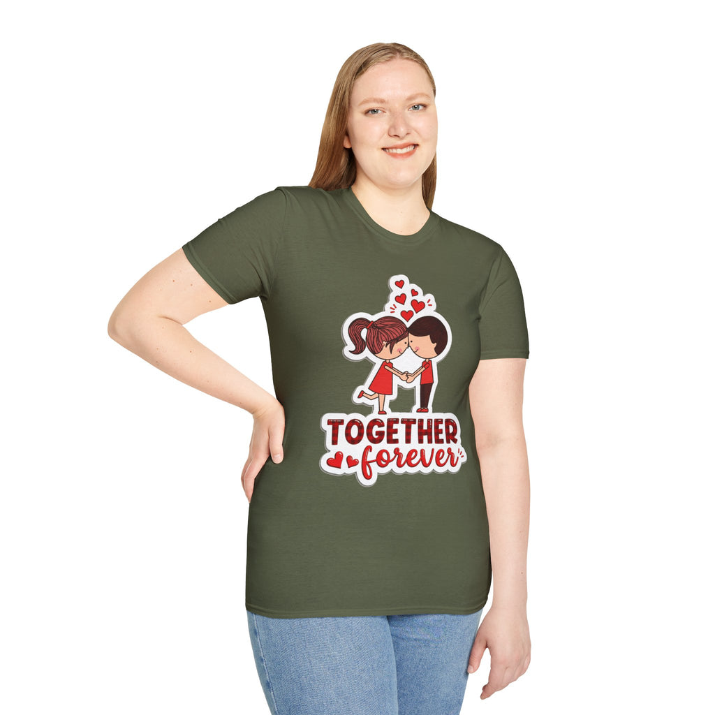 Together Forever Couple T-Shirt — Cute Kids-Style Valentine Tee