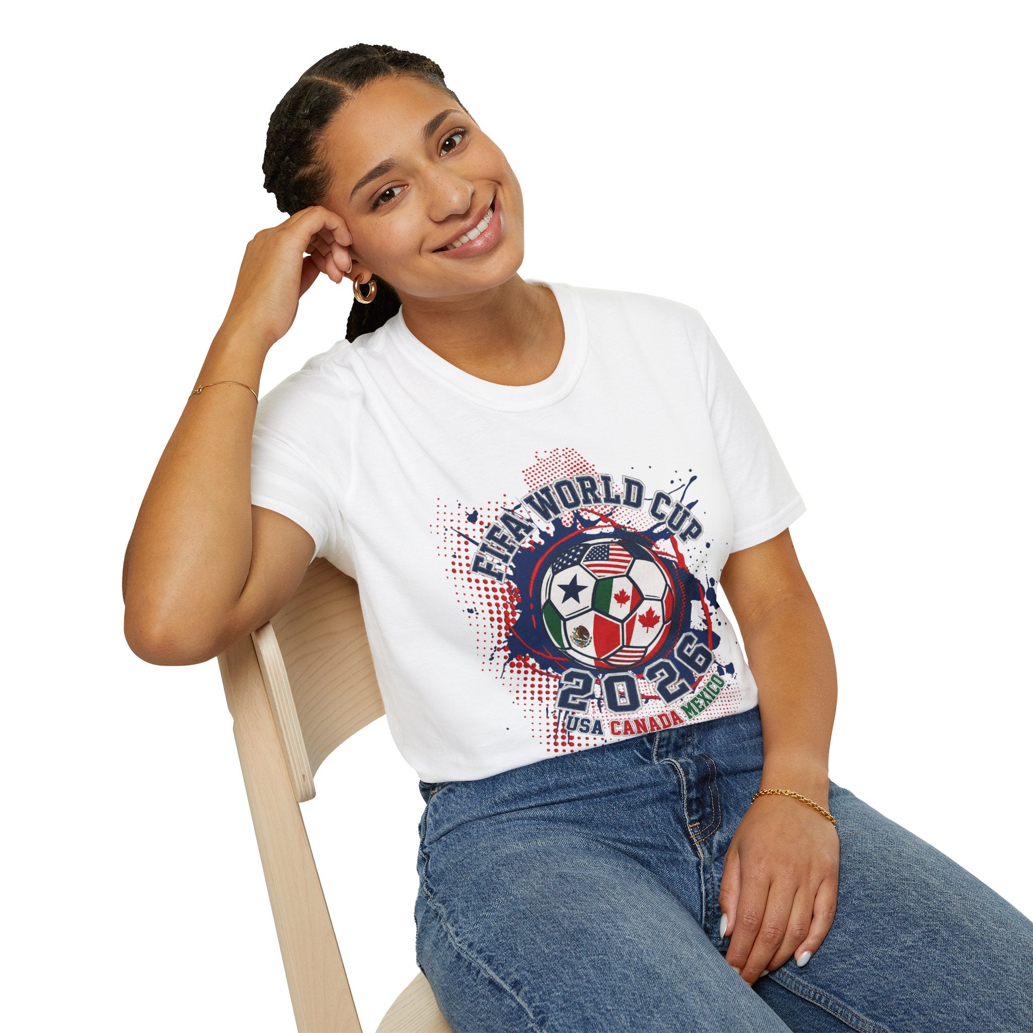Soccer cup 2026 Tee — USA Canada Mexico Championship Design
