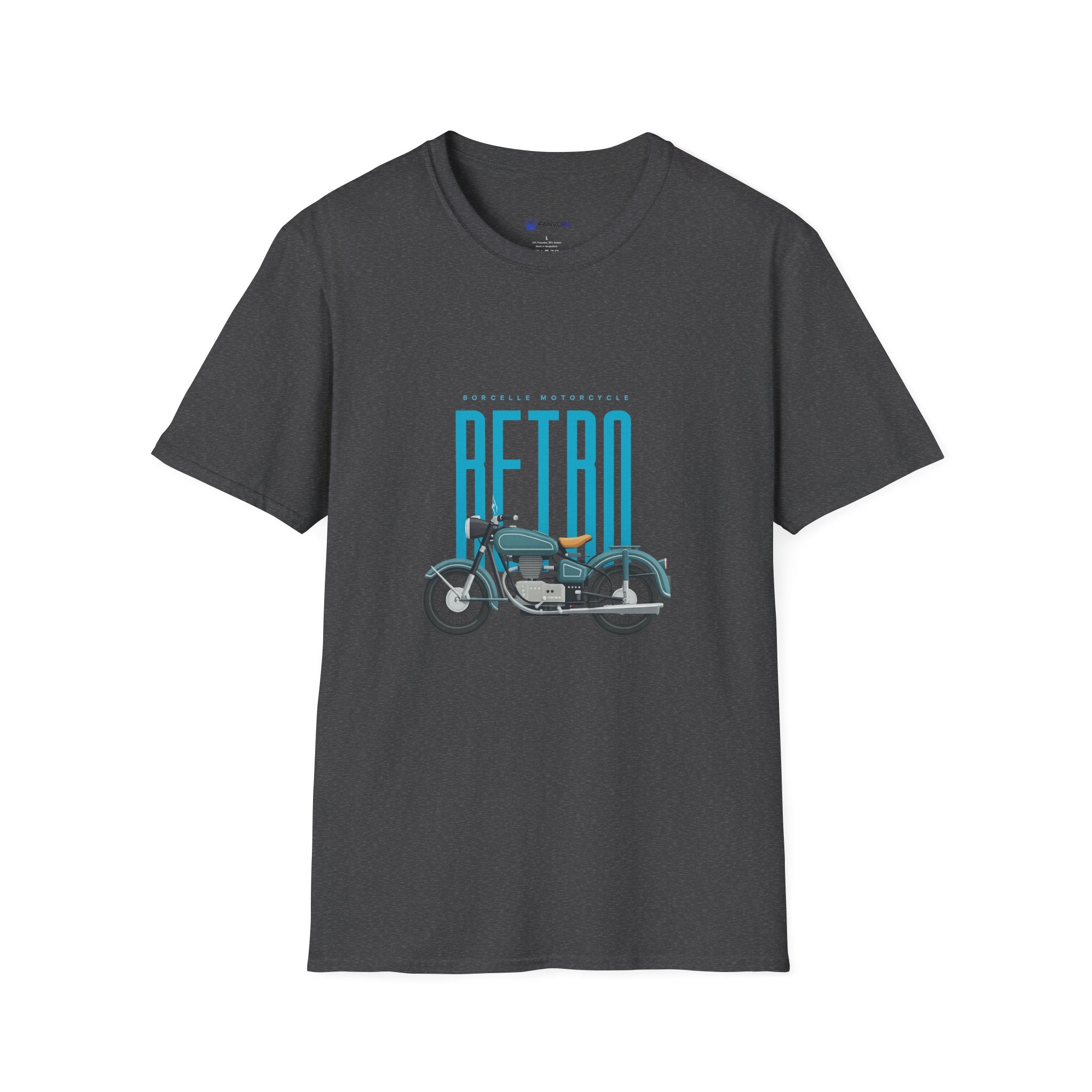 Retro Motorcycle T-Shirt — Vintage Bike Graphic Tee