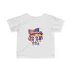 Infant 4th of July Tee — Cute USA Baby Patriotic Shirt.