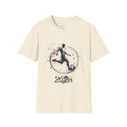Soccer Player Silhouette T‑Shirt — 2026 Grunge Football Design
