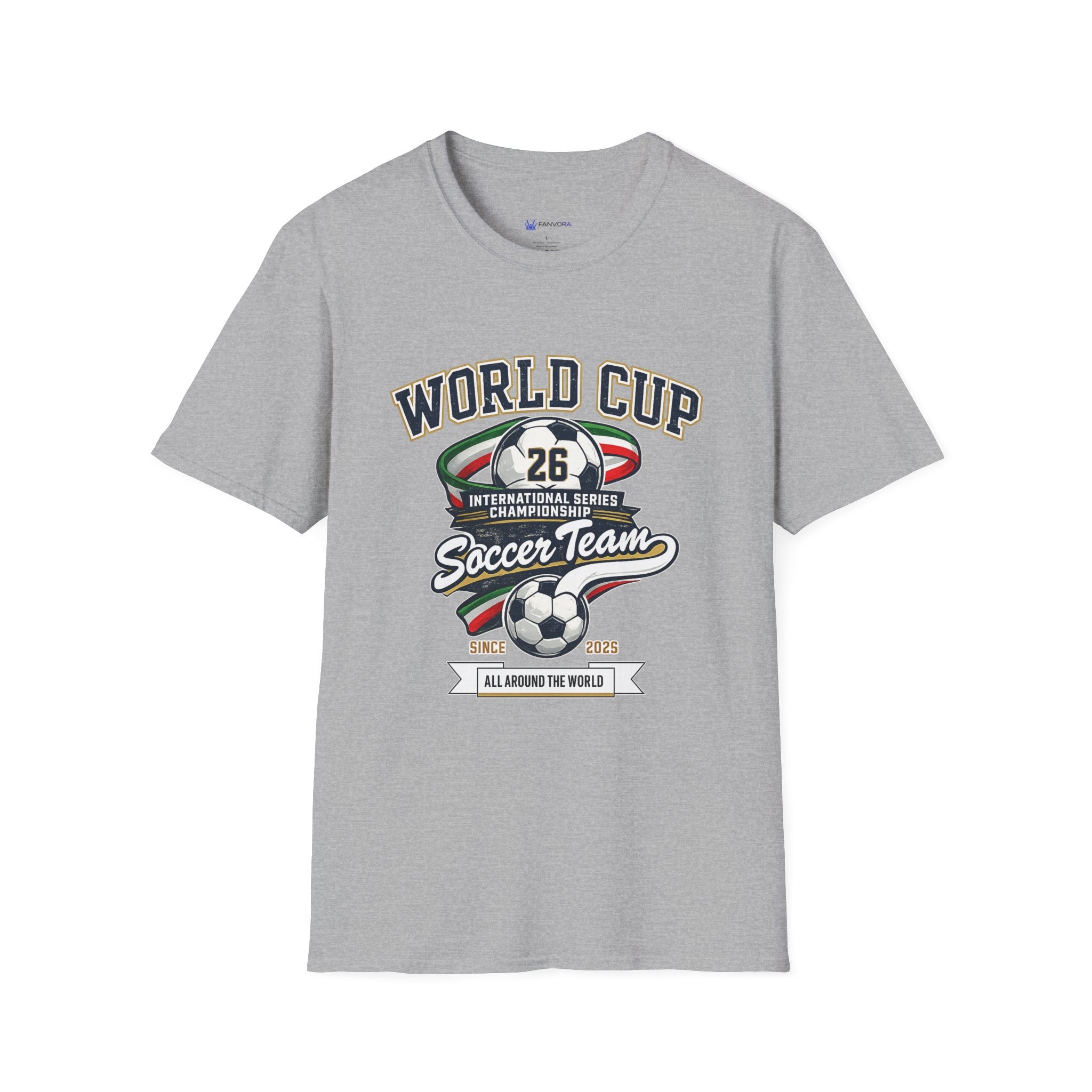 Soccer Team T‑Shirt – Vintage International Series Championship Design