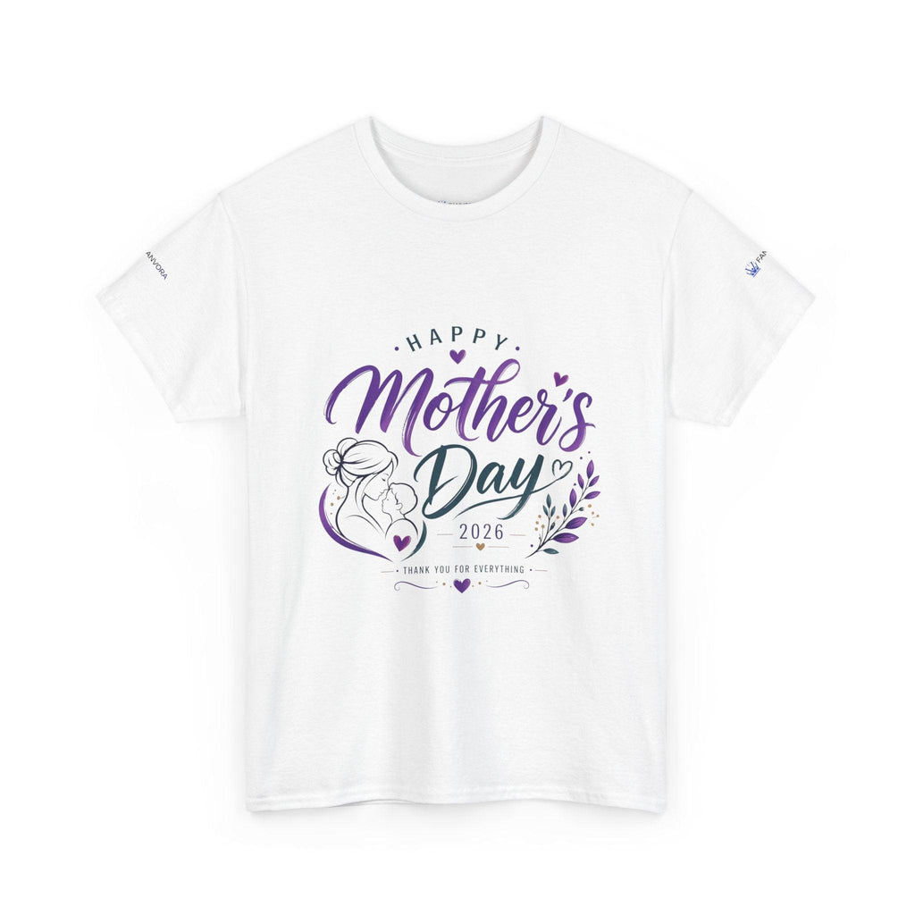 Mother's Day T-Shirt — "Happy Mother's Day 2026" Floral Mom Tee.