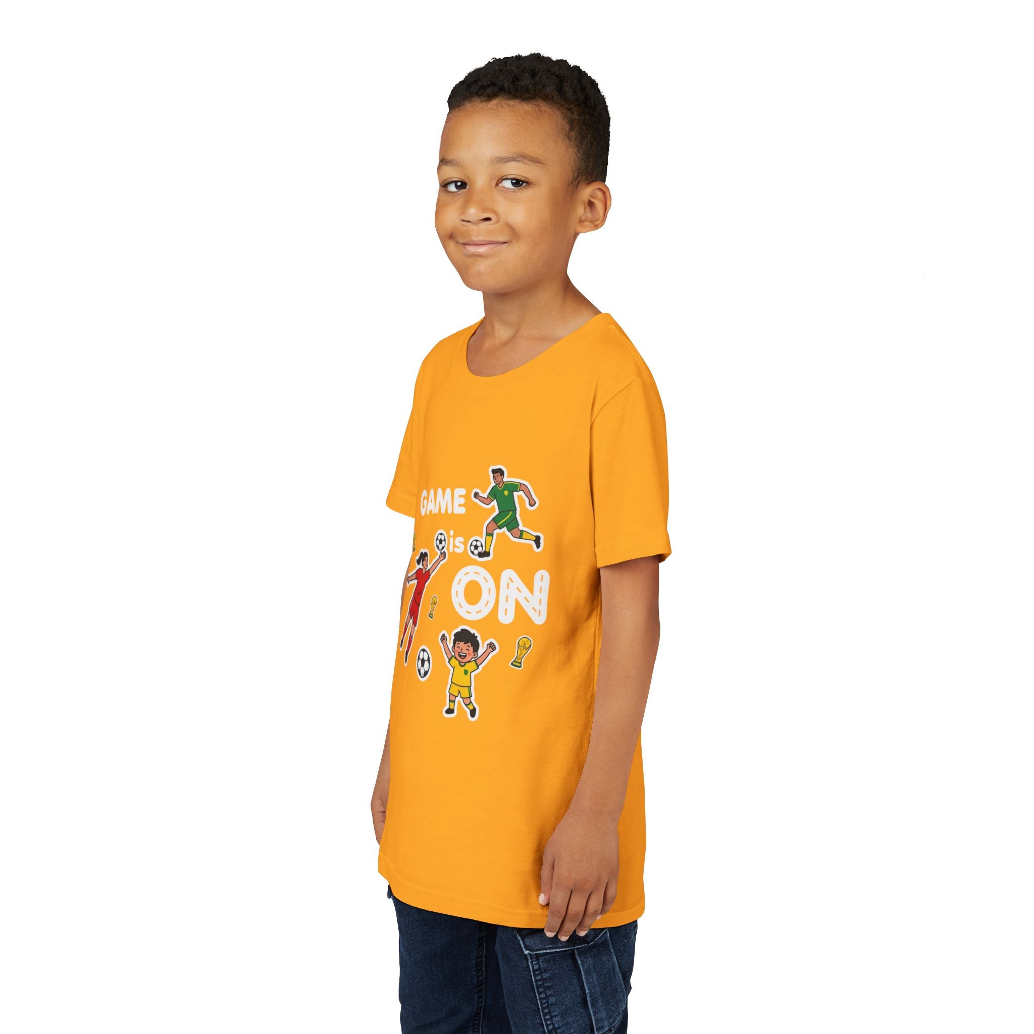 Kids Soccer Players T-Shirt 2026— Youth Football Team Tee