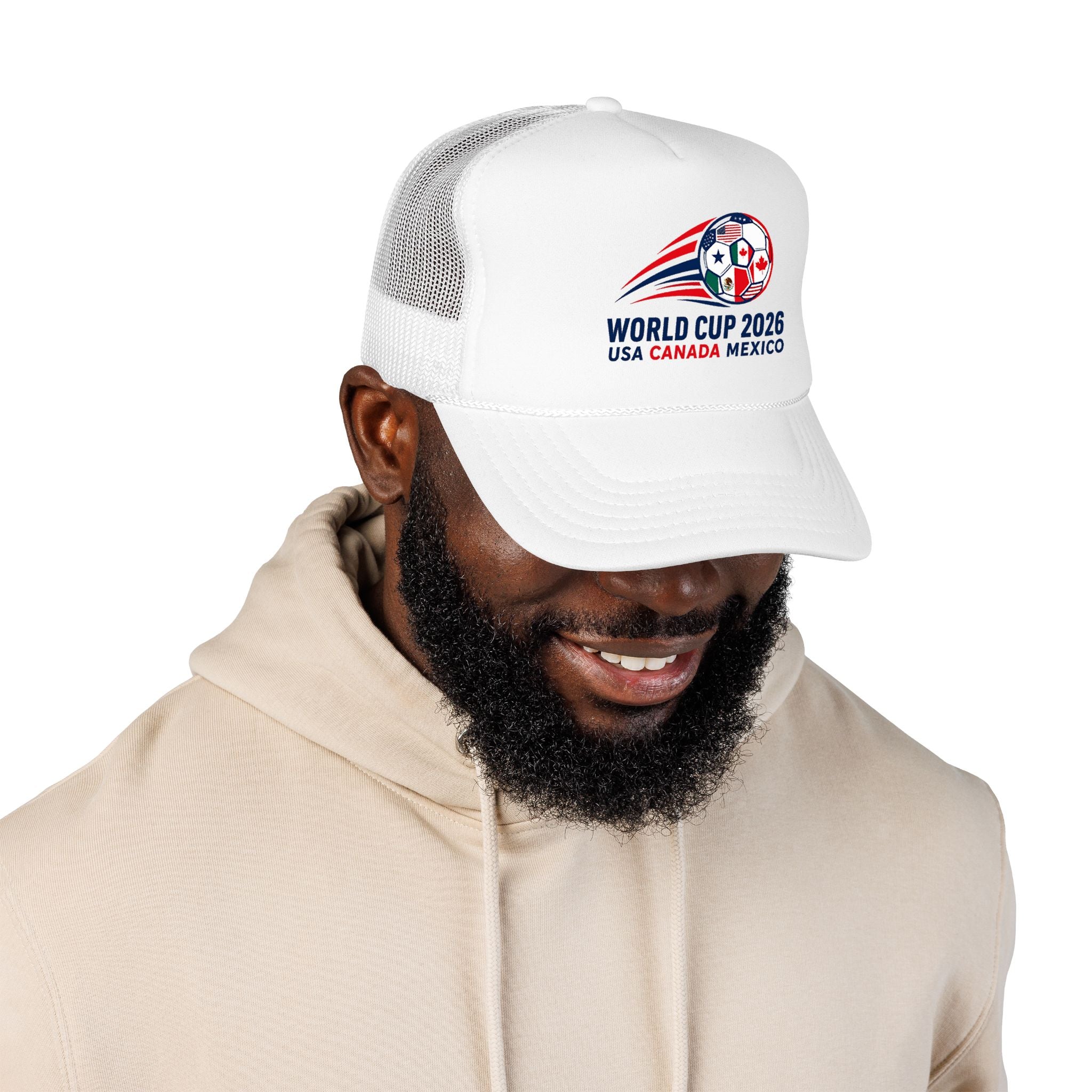 Soccer Cup 2026 Trucker Hat — USA Canada Mexico Soccer Cap