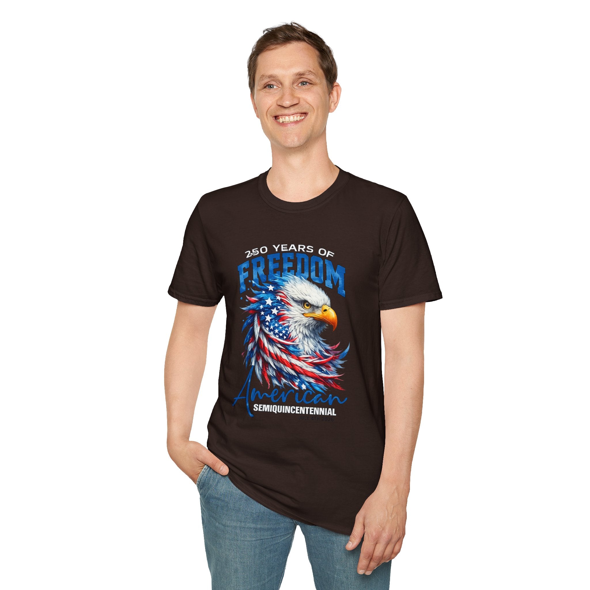 Freedom Eagle T‑Shirt — 250 Years of American Pride
