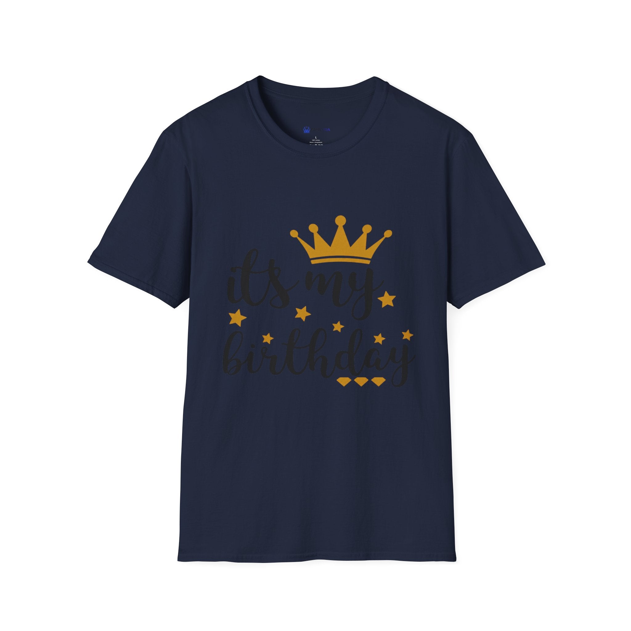Birthday Tee — “It's My Birthday” Crown Graphic T-Shirt