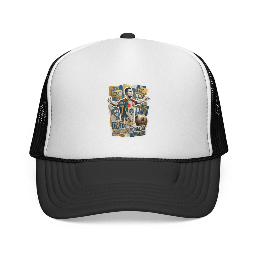 CR7 Fan Inspited Cap — Vintage Soccer Fan Mesh Hat.