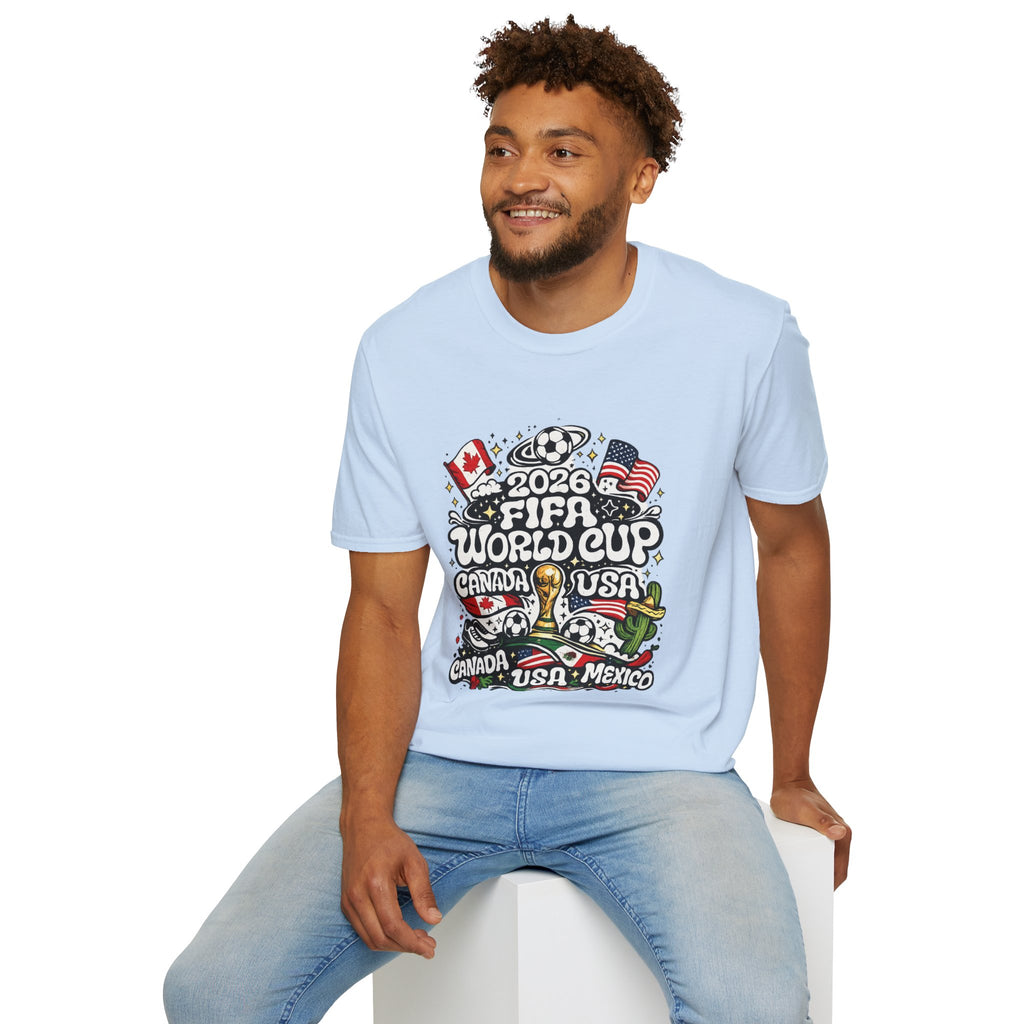 soccer T-Shirt — Canada USA Mexico Fans Shirt