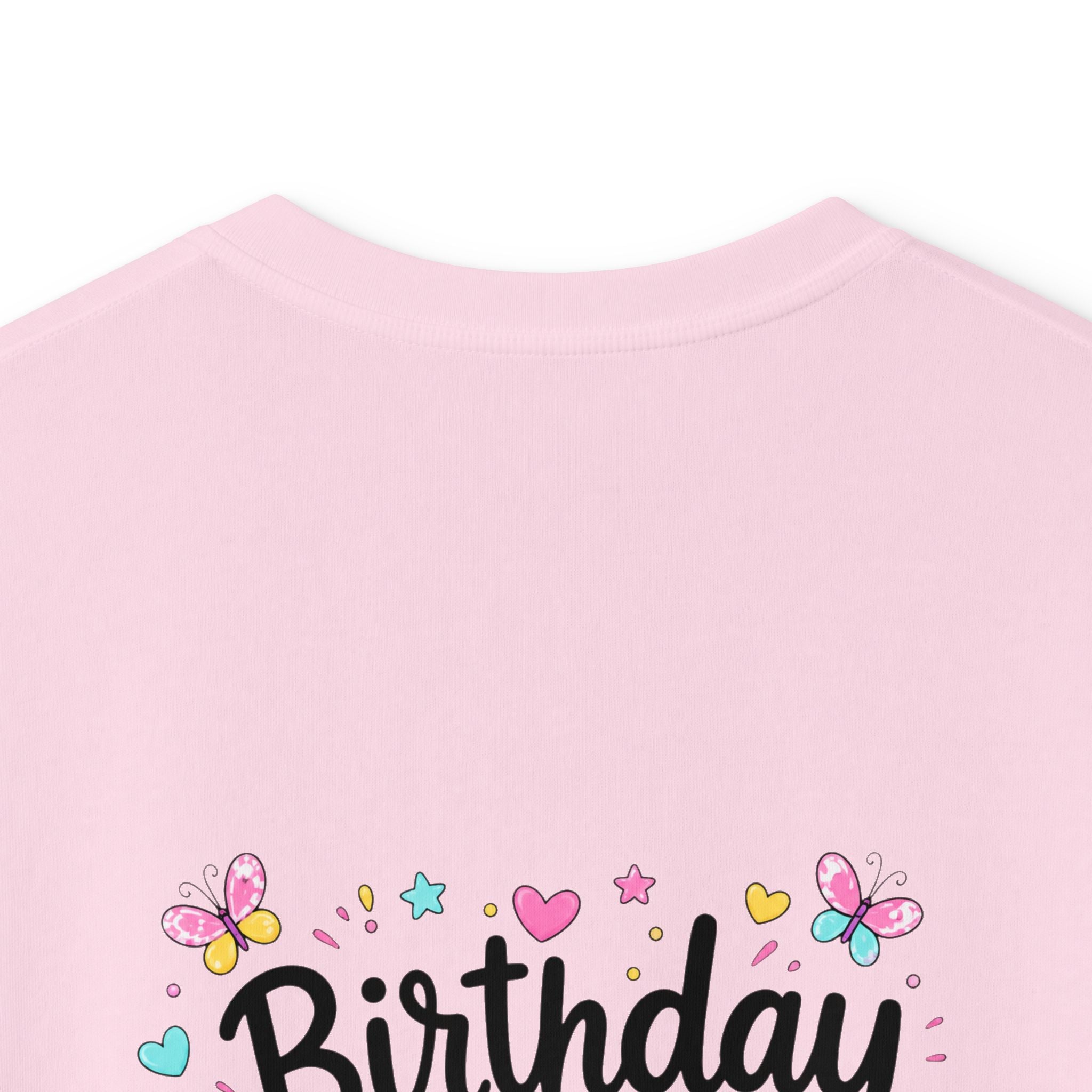 Kids Tee — ‘I Was 6 Now I’m 7’ Birthday Girl Cute Floral Design