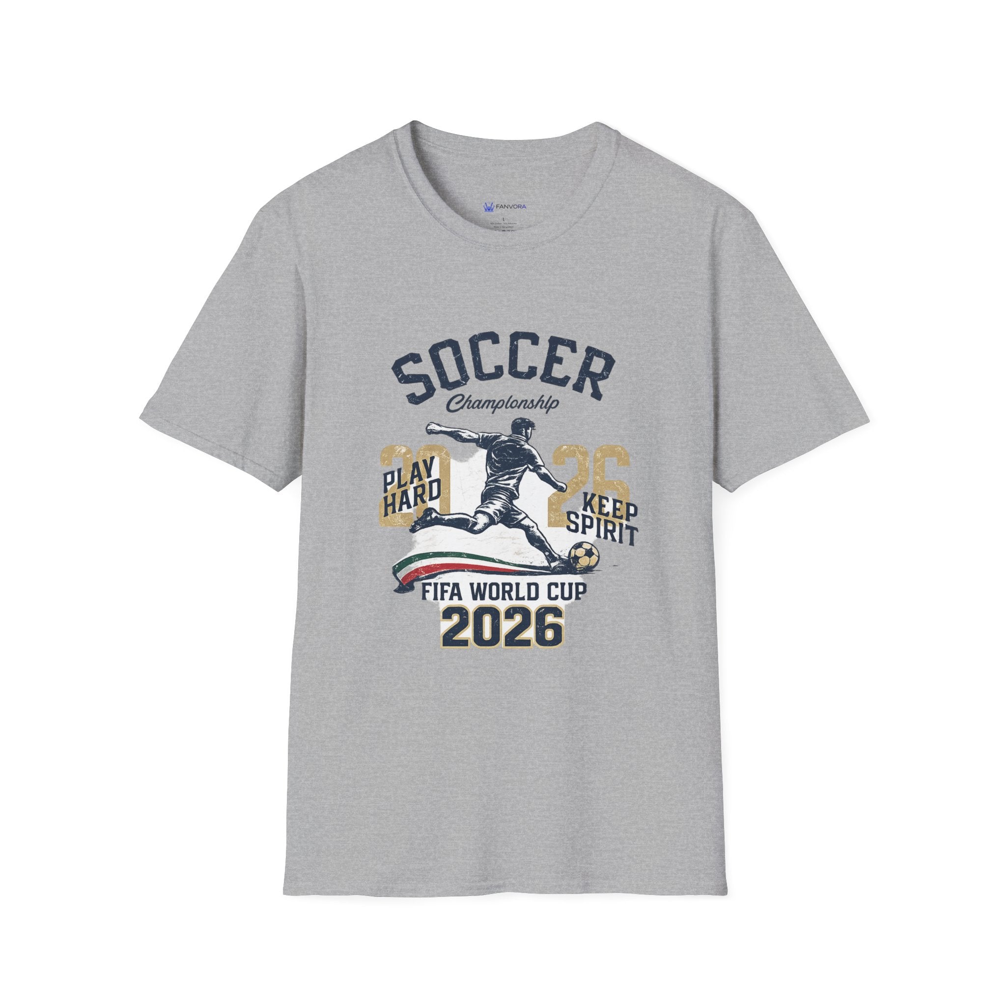 Soccer Championship 2026 T-Shirt —  Play Hard Soccer Tee