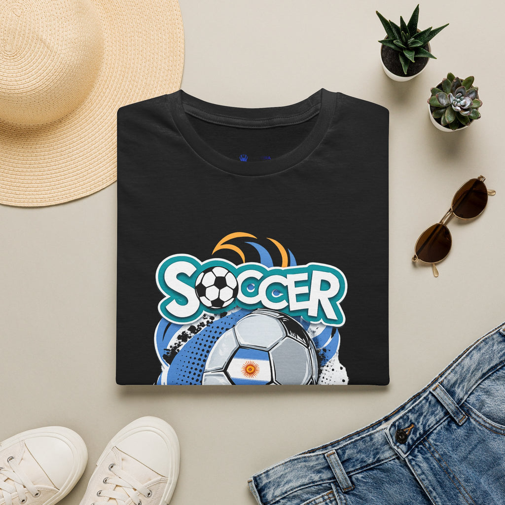 Soccer 2026  Graphic T-Shirt — Retro Ball Design soccer cup tee