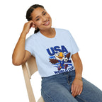 USA  Soccer T-Shirt — Eagle Mascot Graphic