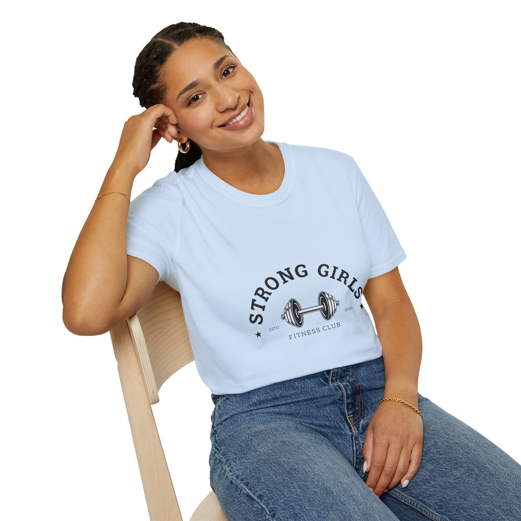 Strong Girls T-Shirt — Fitness Club Barbell Tee